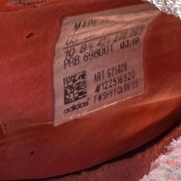 Women’s Adidas Predator 19.1 SG Coral Cleats Sz 10 (Men’s 8) - Picture 12 of 15